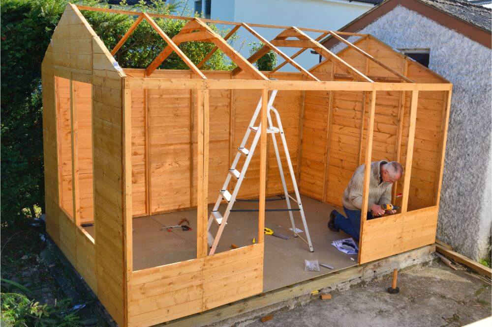 different types of shed roofs